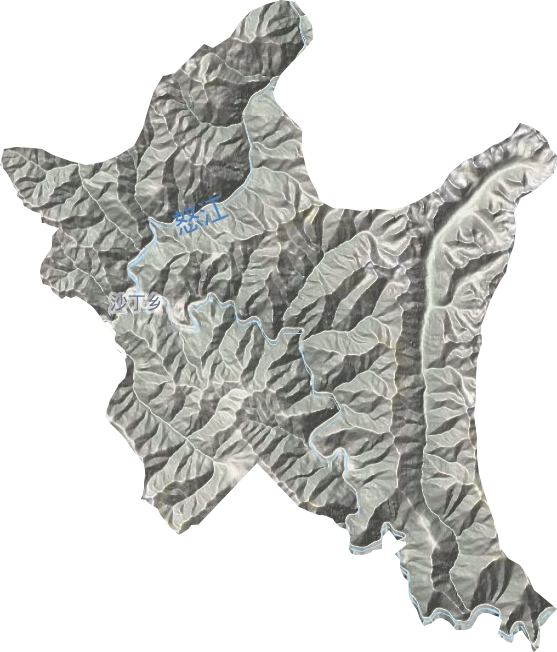 沙丁鄉地形圖