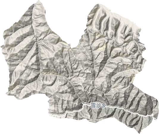 雪沙鄉(xiāng)地形圖