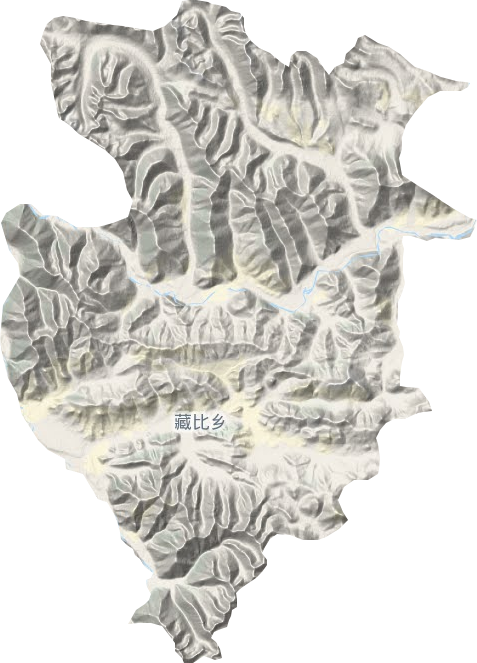 藏比鄉地形圖