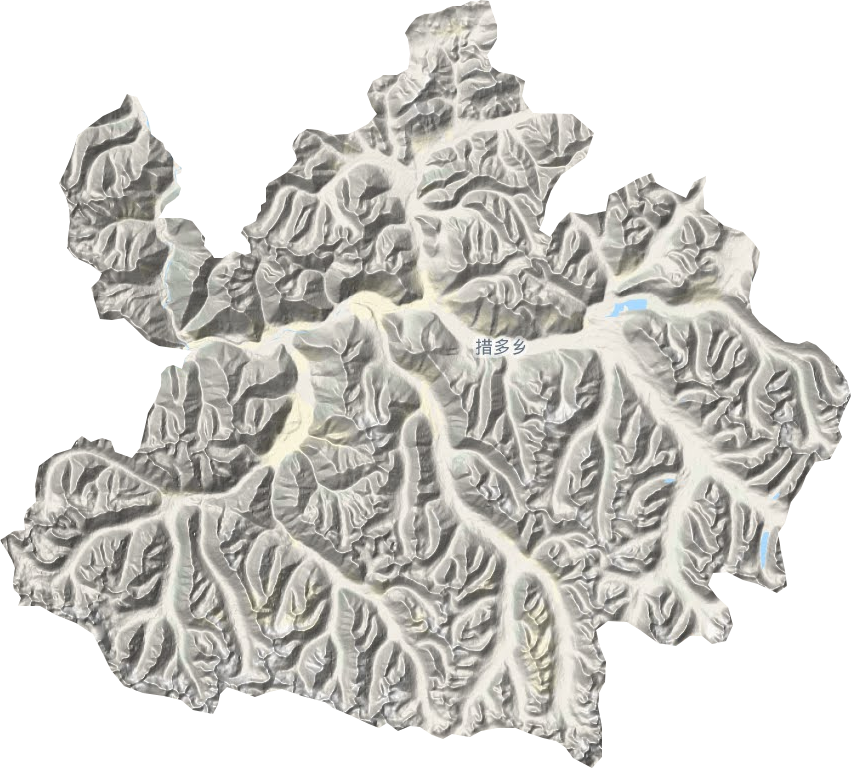 措多鄉地形圖