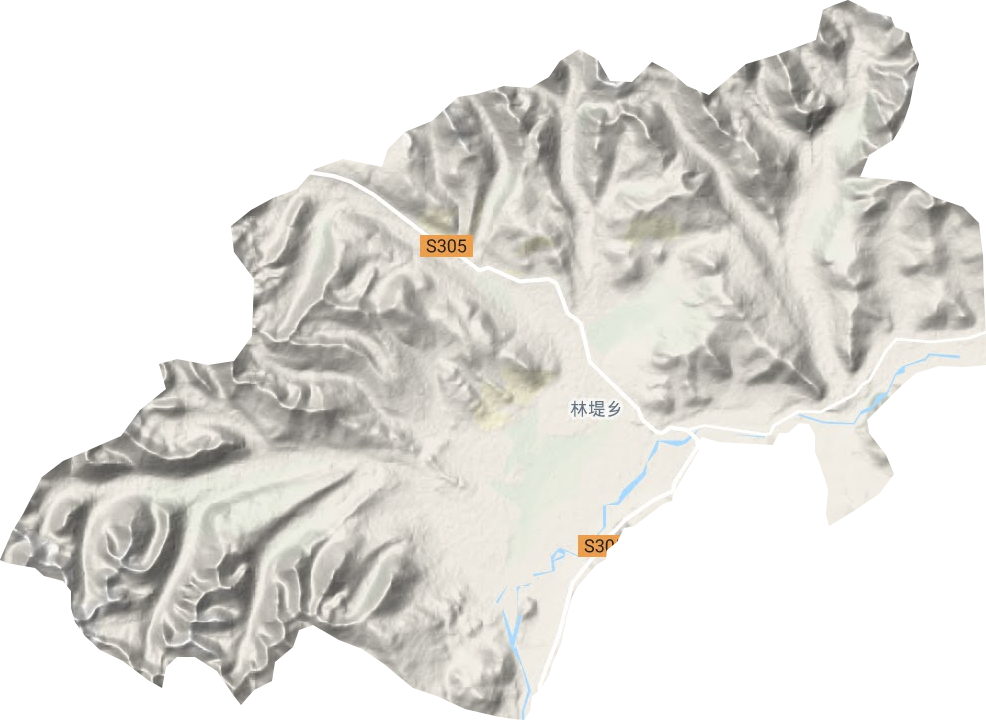 林堤鄉(xiāng)地形圖