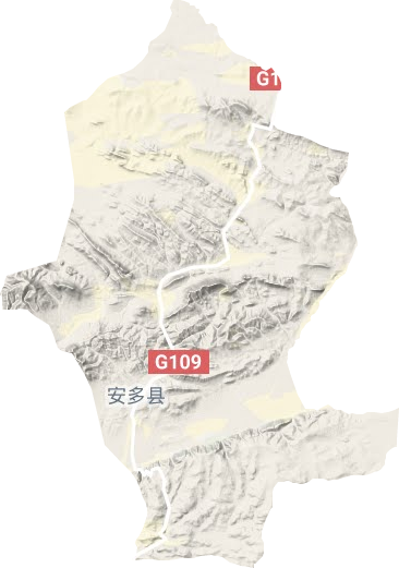 帕那鎮(zhèn)地形圖