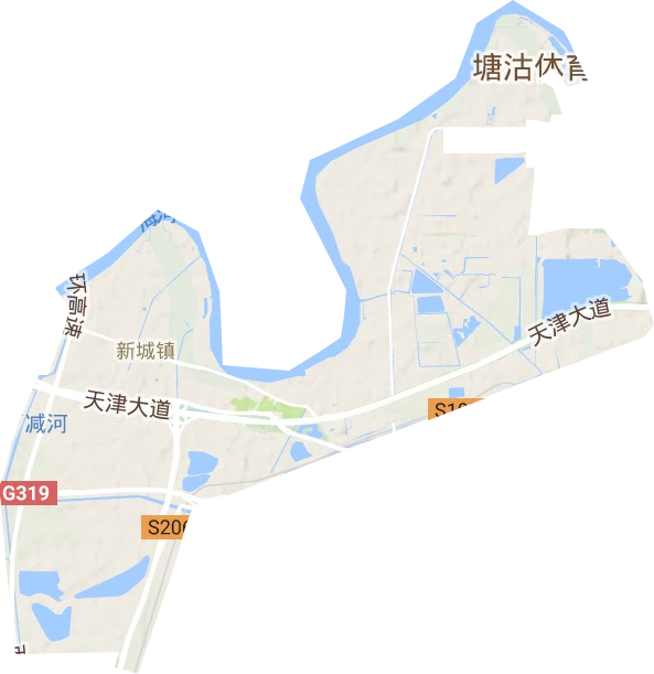 新城鎮地形圖