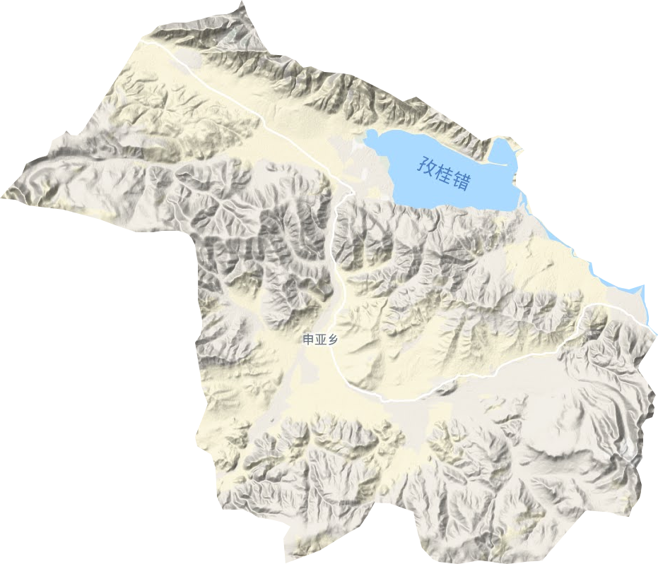 申亞鄉地形圖