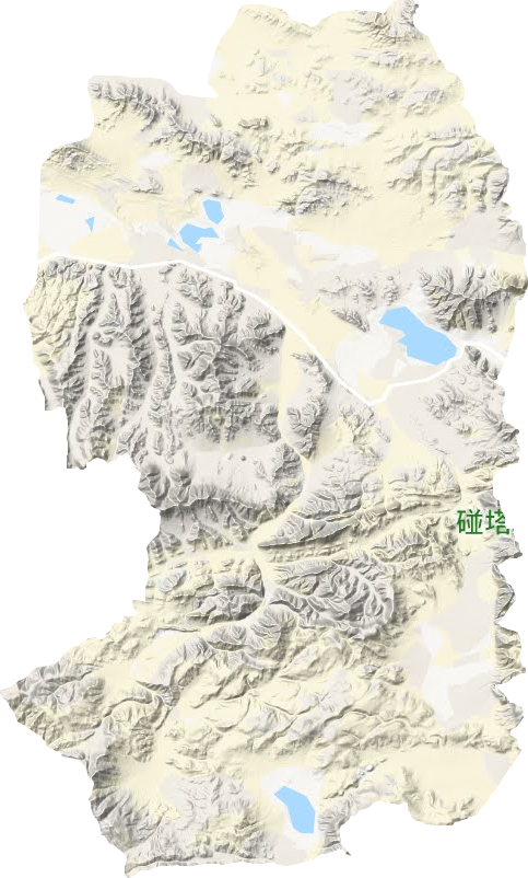文布當(dāng)桑鄉(xiāng)地形圖