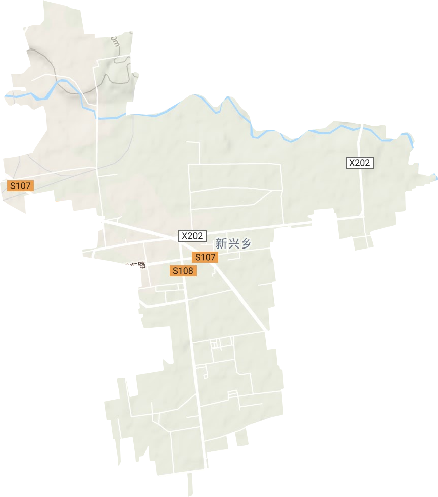 新興街道地形圖