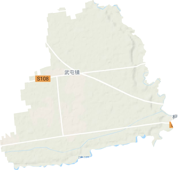 武屯鎮地形圖