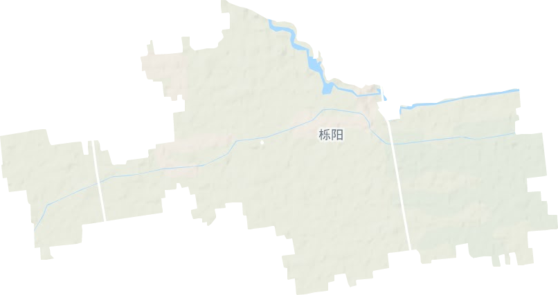 櫟陽街道地形圖