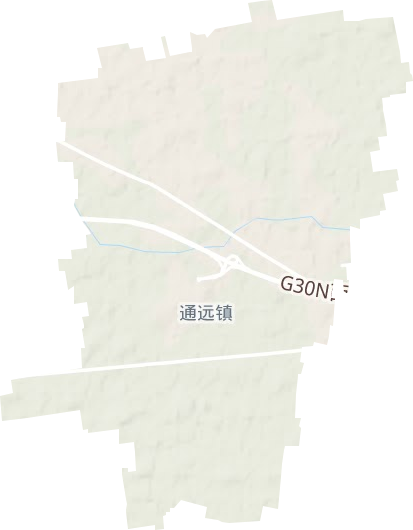 通遠鎮地形圖
