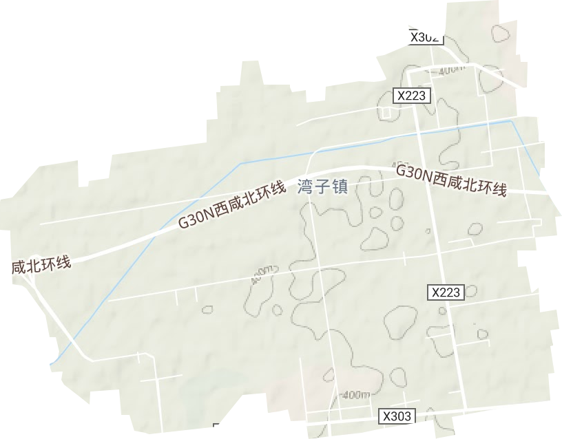 灣子鎮地形圖