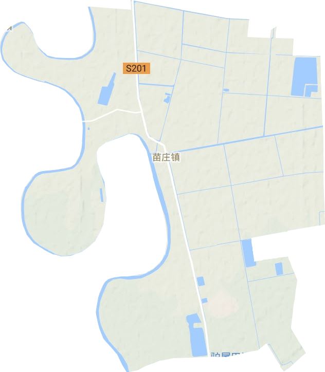 苗莊鎮(zhèn)地形圖