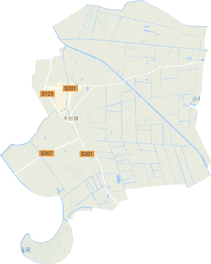 豐臺鎮地形圖