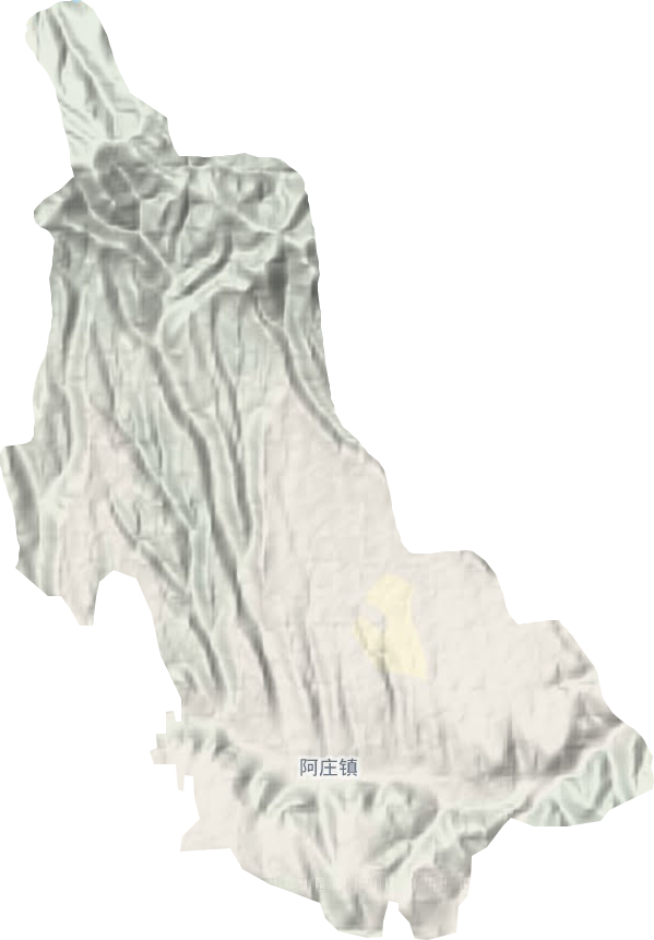 阿莊鎮(zhèn)地形圖