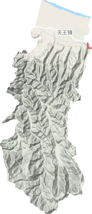天王鎮地形圖