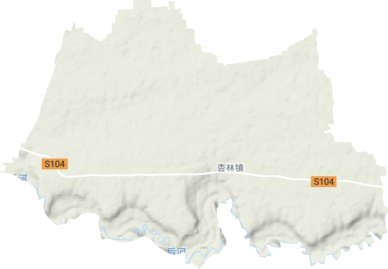 杏林鎮地形圖