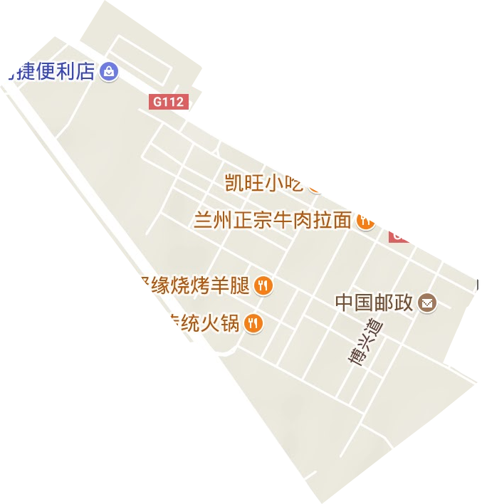 寧河縣貿易開發(fā)區(qū)地形圖