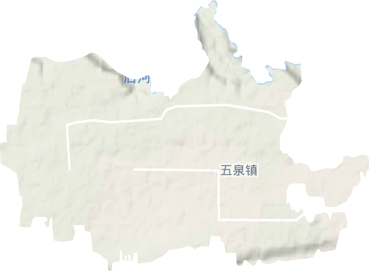 五泉鎮地形圖