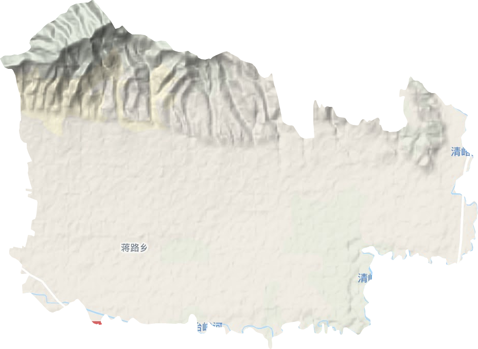 安吳鎮(zhèn)地形圖