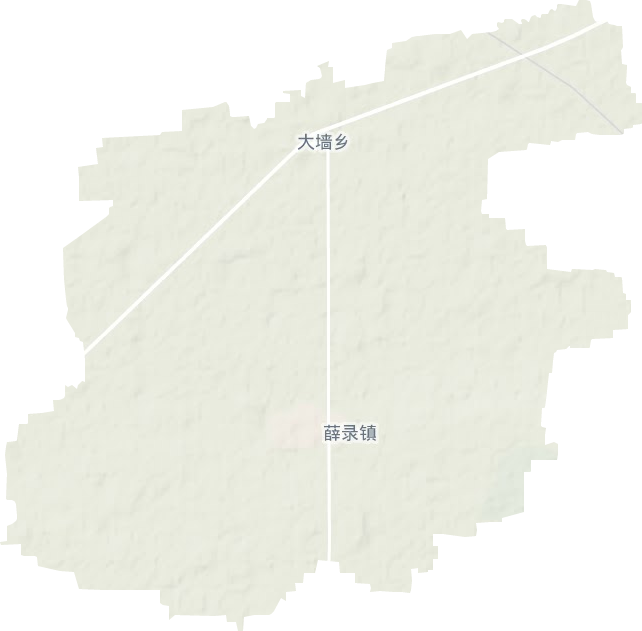薛錄鎮地形圖