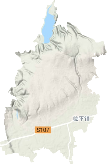 臨平鎮(zhèn)地形圖