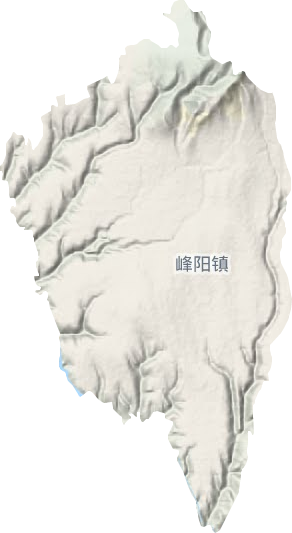 峰陽鎮地形圖