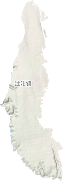 注泔鎮(zhèn)地形圖