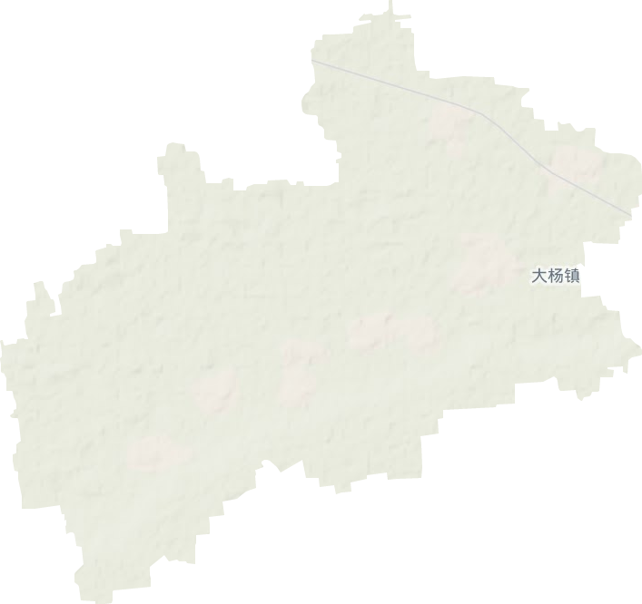 大楊鎮(zhèn)地形圖