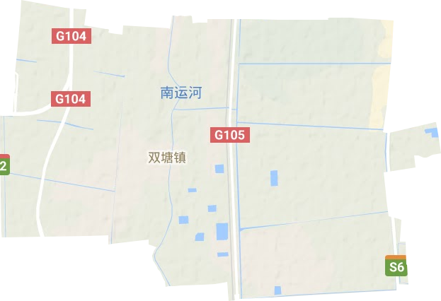 雙塘鎮地形圖
