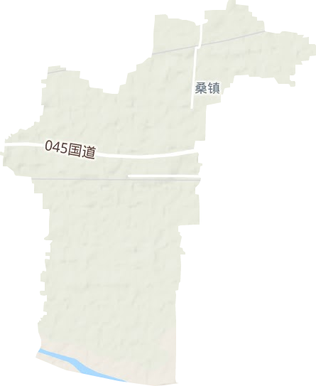 桑鎮(zhèn)地形圖