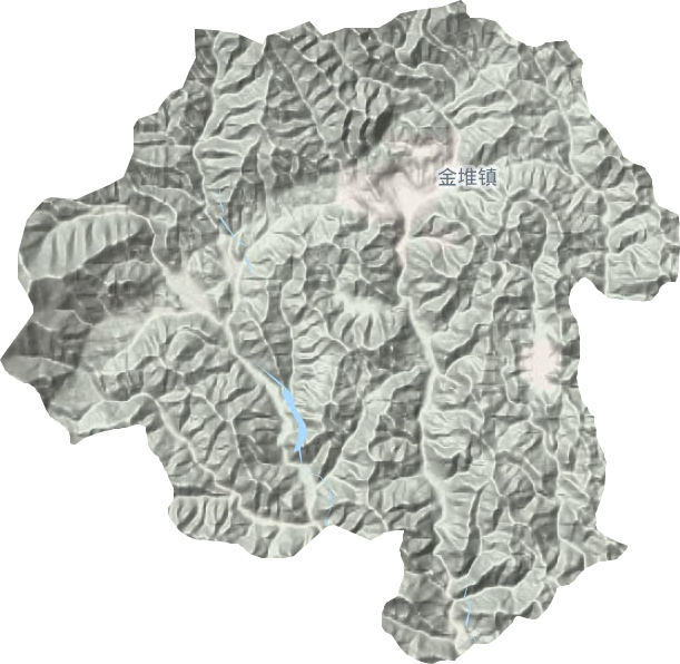 金堆鎮(zhèn)地形圖