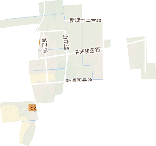 天津子牙工業園區地形圖