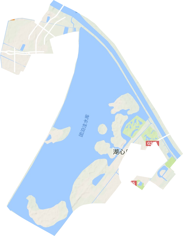 團泊新城地形圖