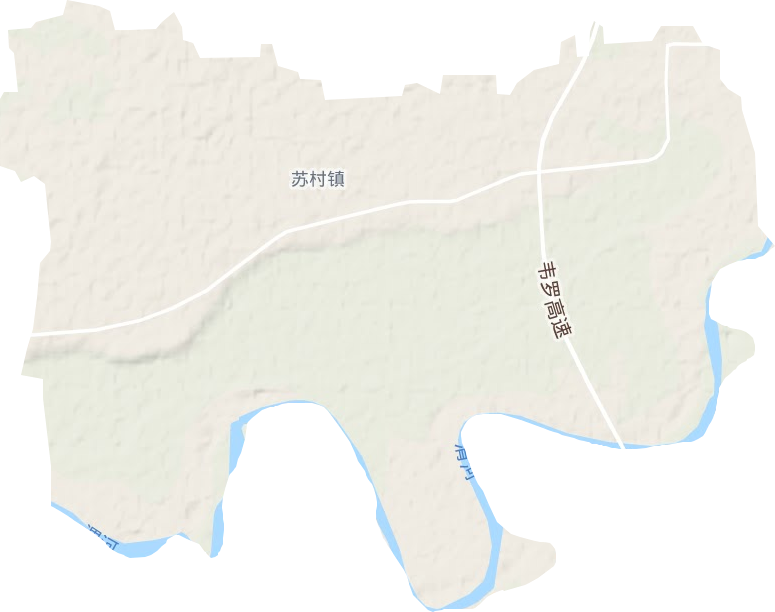 蘇村鎮地形圖