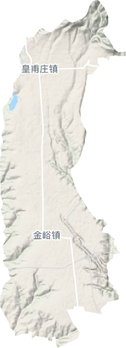 皇甫莊鎮(zhèn)地形圖