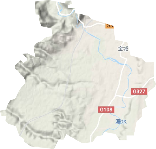 夏陽鎮(zhèn)地形圖
