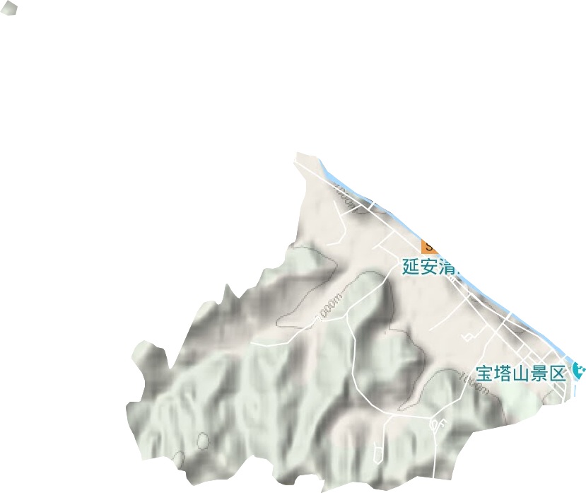 鳳凰山街道地形圖