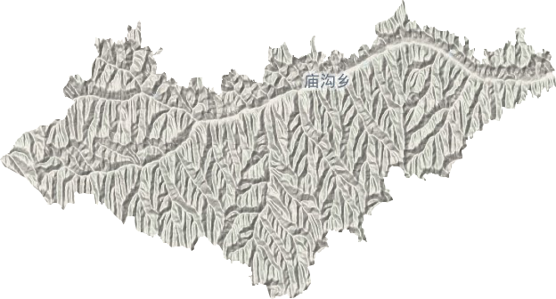 廟溝鄉地形圖