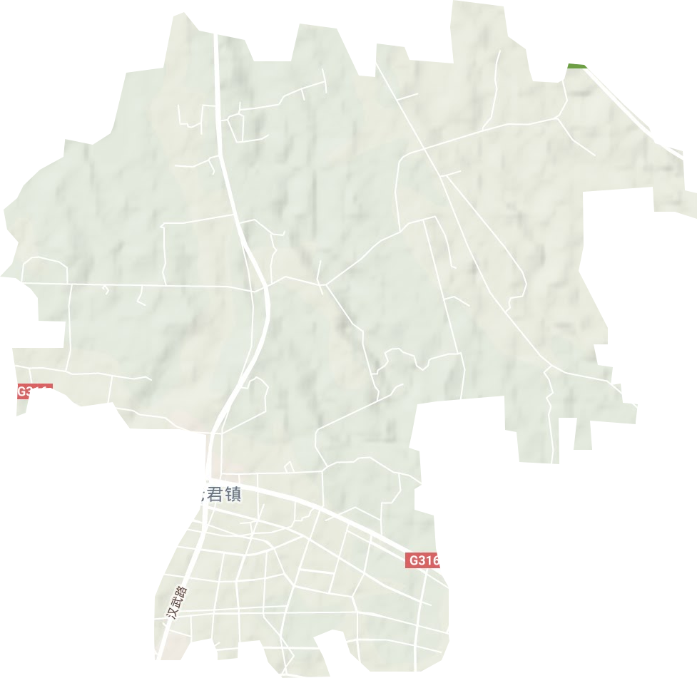 老君鎮地形圖