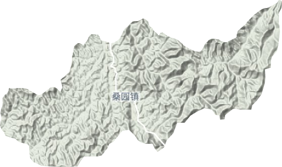 桑園鎮(zhèn)地形圖