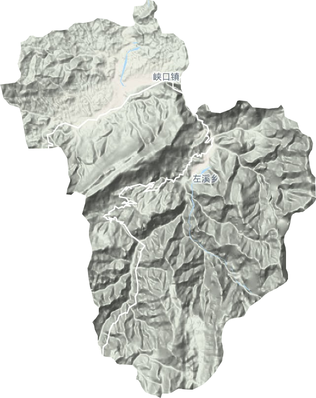 峽口鎮地形圖
