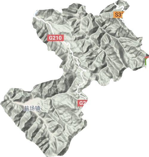 鹽場鎮地形圖