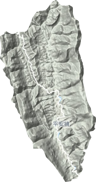 平安鄉(xiāng)地形圖