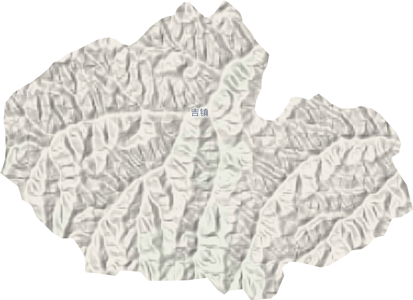 吉鎮地形圖