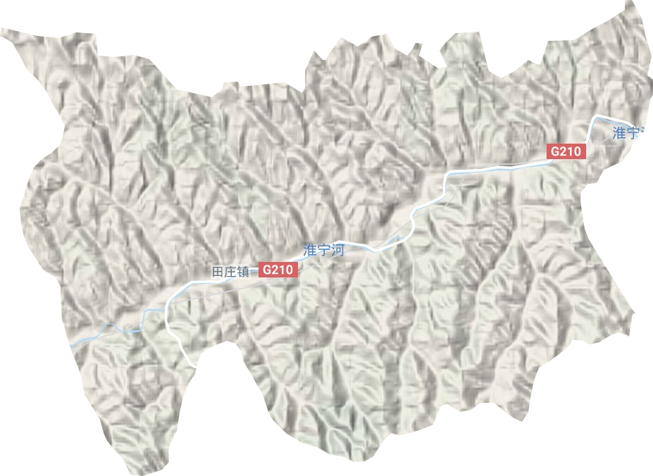 田莊鎮地形圖