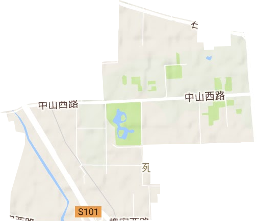 苑東街道地形圖