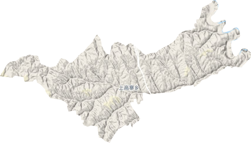 上高寨鄉地形圖