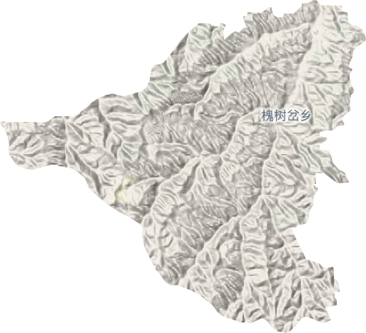 槐樹(shù)岔鄉(xiāng)地形圖