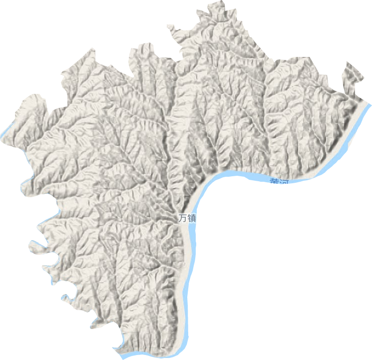 萬鎮鎮地形圖