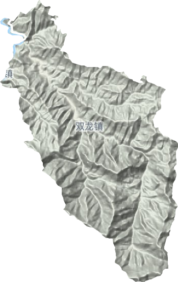 雙龍鎮地形圖