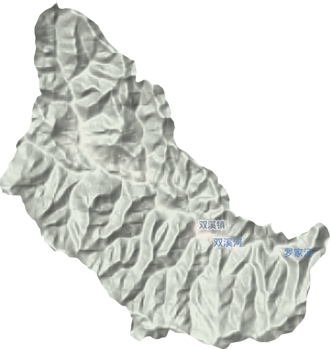 雙溪鎮(zhèn)地形圖